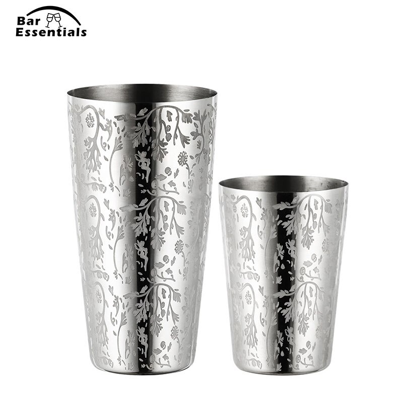 500ml/800ml gravyr shaker 304 rostfritt stål cocktail shaker bar shaker boston shaker bar verktyg