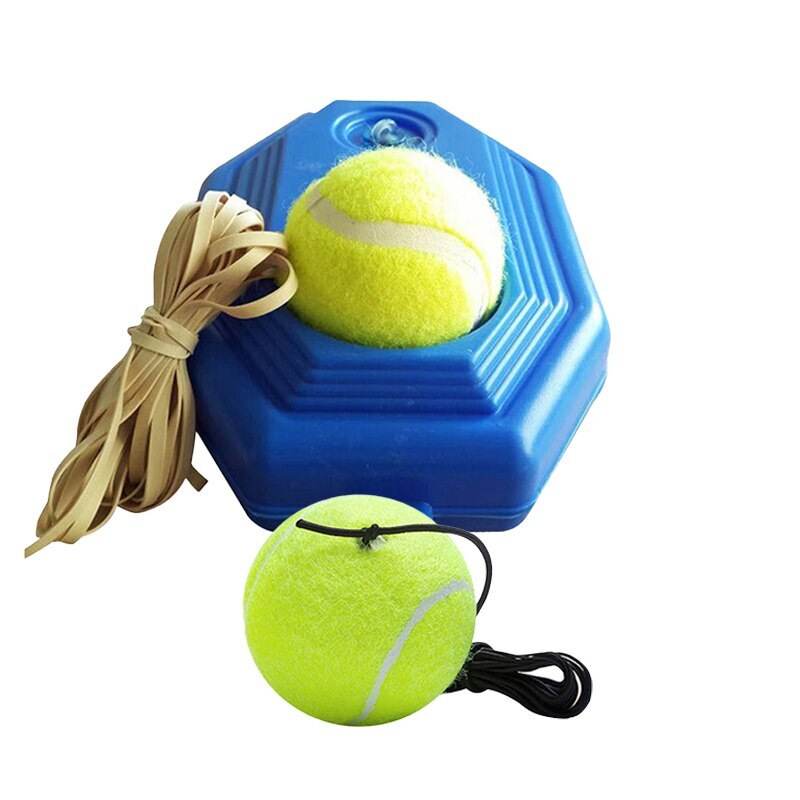 Heavy duty tennistreningshjelpemidler verktøy med elastisk tauballtrening selvbetjent rebound tennistrener partnersparringsenhet