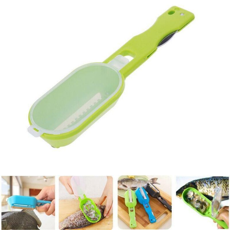 1pcs Fish Scale Remover Scaler Scraper Cleaner Kitchen Tool Peeler