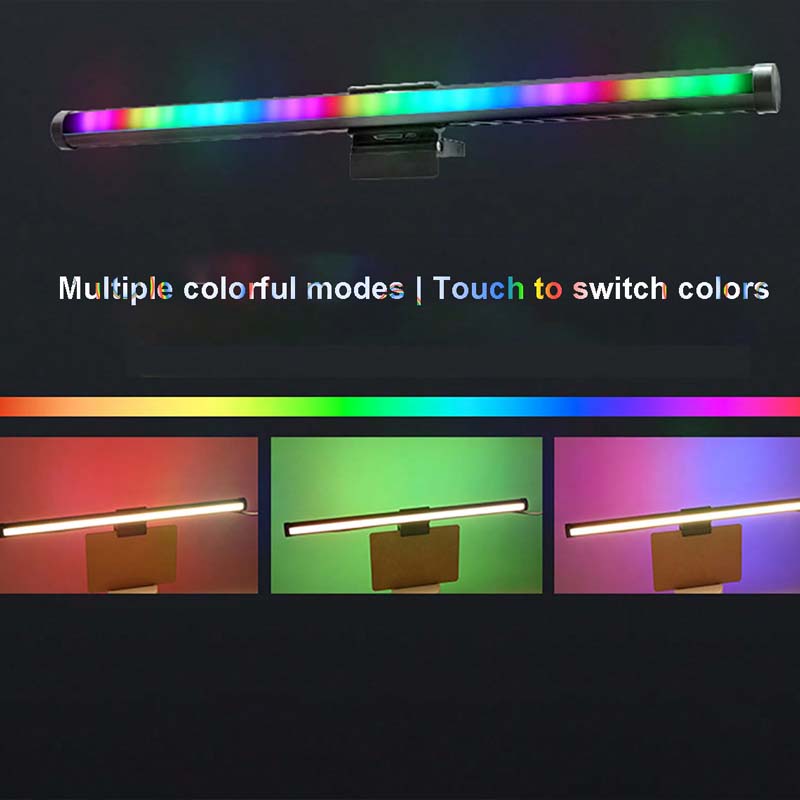 RGB Monitor Licht Bar Computer Bildschirm Hängen Lichter Atmosphäbetreffend Tisch Lampe Lesen Nacht Lichter Spielen Monitor Dimmen Lichter