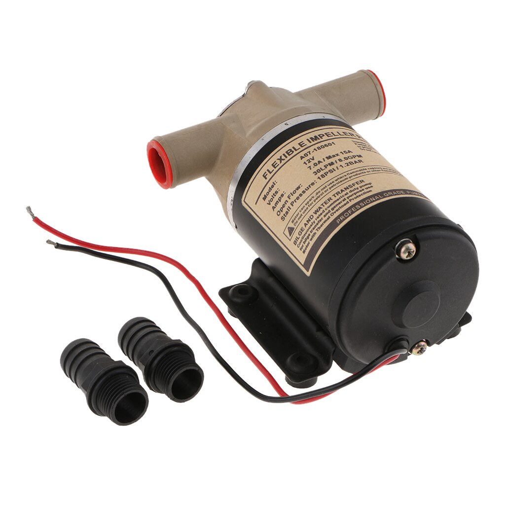 Water Puppy - Flexible Impeller Pumps 12V 8 GPM 30 LPM Marine Car Accessories