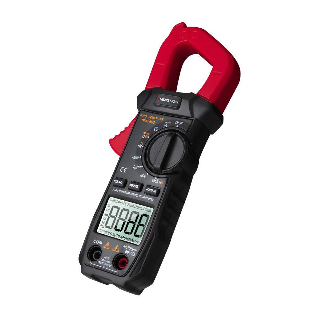 ANENG ST209 Digital Clamp Meter Multimeter 6000 zählt True RMS Mini Amp DC/AC Clamp Meter voltmeter 400v automatische Palette