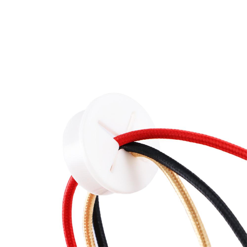 Silicona para USB, PC, puerto de escritorio para ordenador, mesa de escritorio, cubierta para orificio de Cable, ojal de Cable de escritorio, accesorios de almacenamiento, organizador de cables