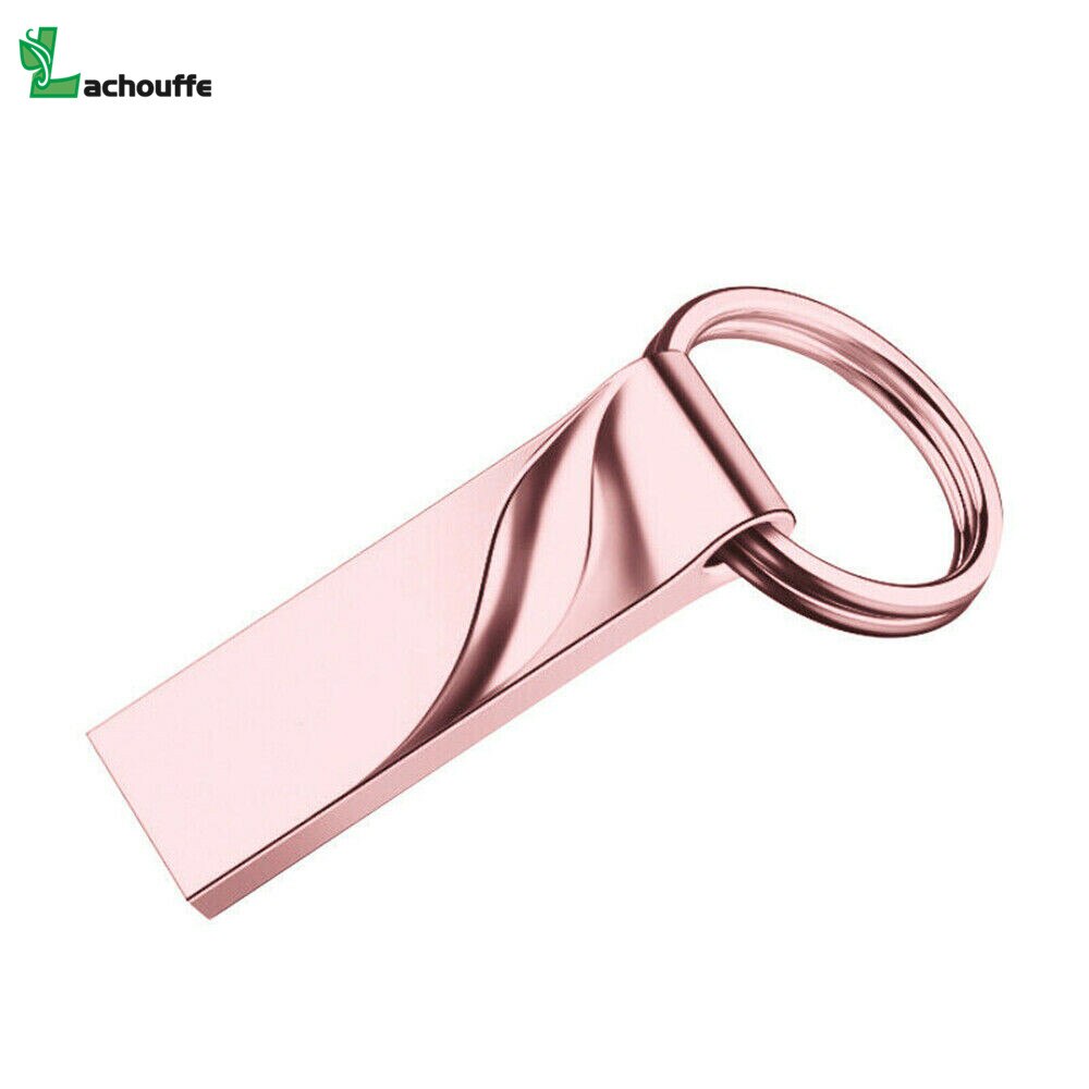 eingetroffen usb-stick 64GB 32GB 16GB 8GB 4GB pen drive stick wasserdichte metall silber u disk memoria cel usb stick: 8GB / rose gold