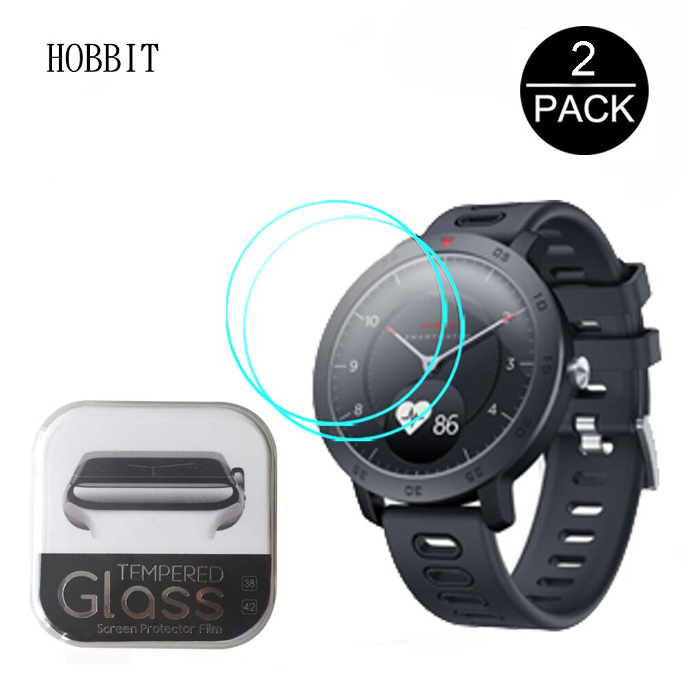 2 pièces pour Zeblaze verre anti-rayures transparent de pour Zeblaze hybride Smartwatch protecteur d'écran verre trempé étanche