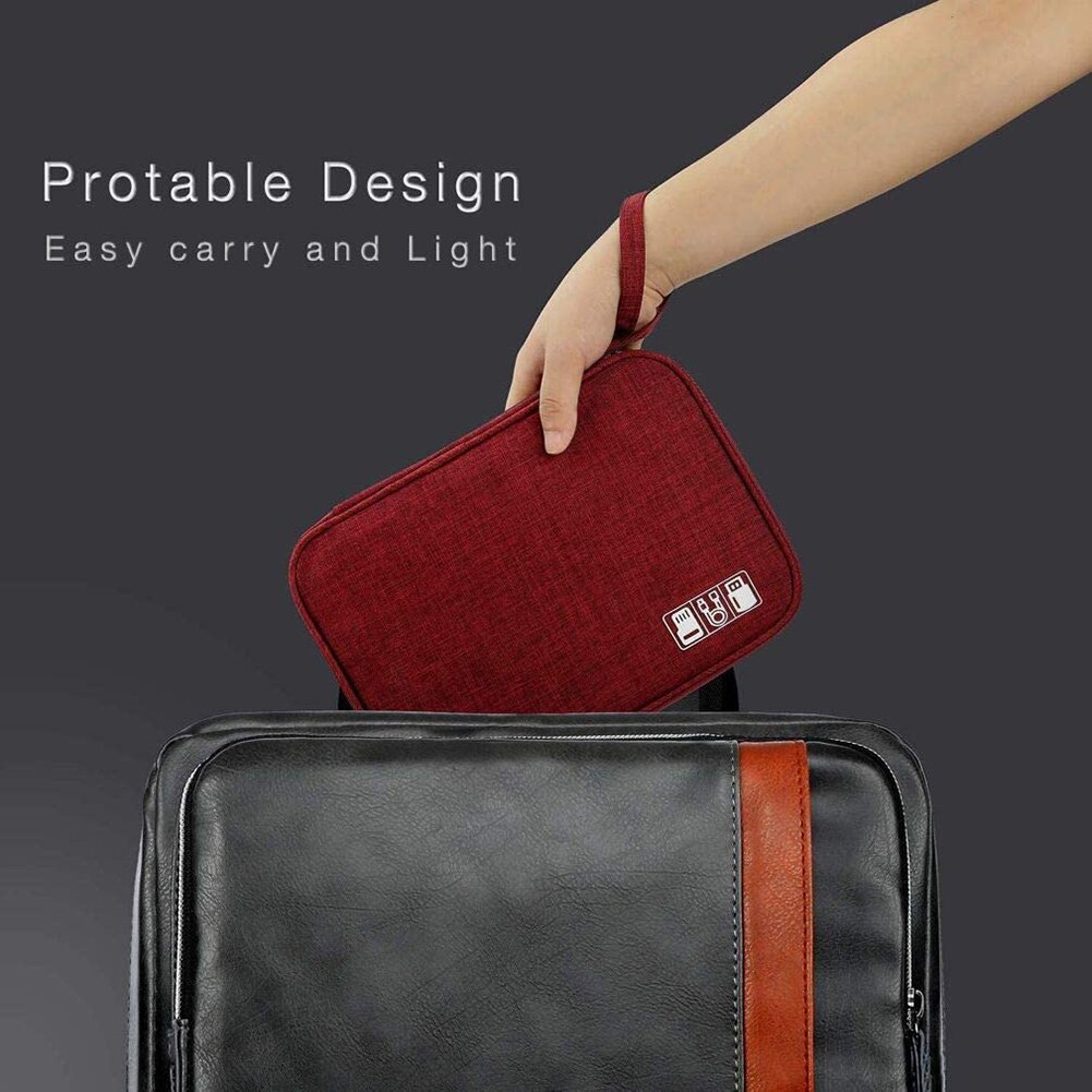 8- pocket storage bag for samsung galaxy watch 4, apple watch 7, huawei watch strap, travel dustproof bag, portable watch band case