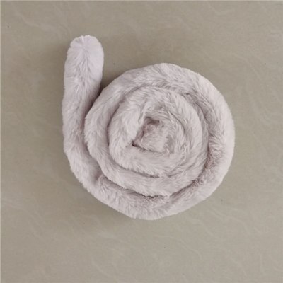 Dames bontjas riem lengte ongeveer 150cm meisjes klassieke eenvoudige zachte bont accessoires vrouwelijke riem  t109: Beige