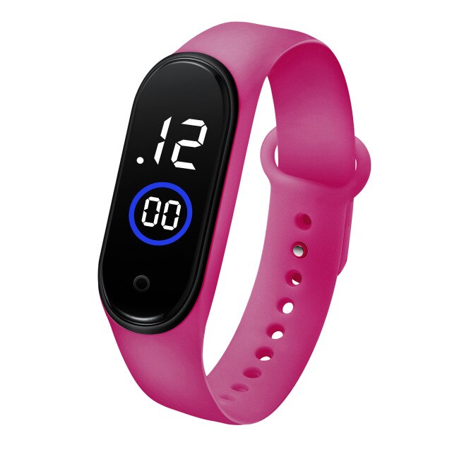 reloj deportivo Simple para hombres y mujeres, reloj Digital LED de , reloj electrónico de silicona, reloj de pareja, reloj para hombre: Café