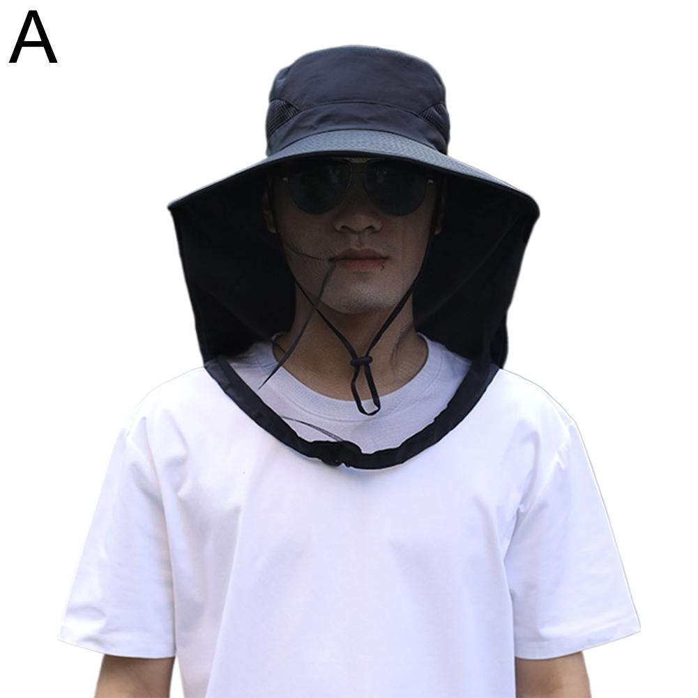 Opvouwbare muggenhoed met verborgen net Mesh Repellent Insect Bee Protection Casual Outdoor Zonnebrandcrème Vismuts Panamahoed: Lavendel