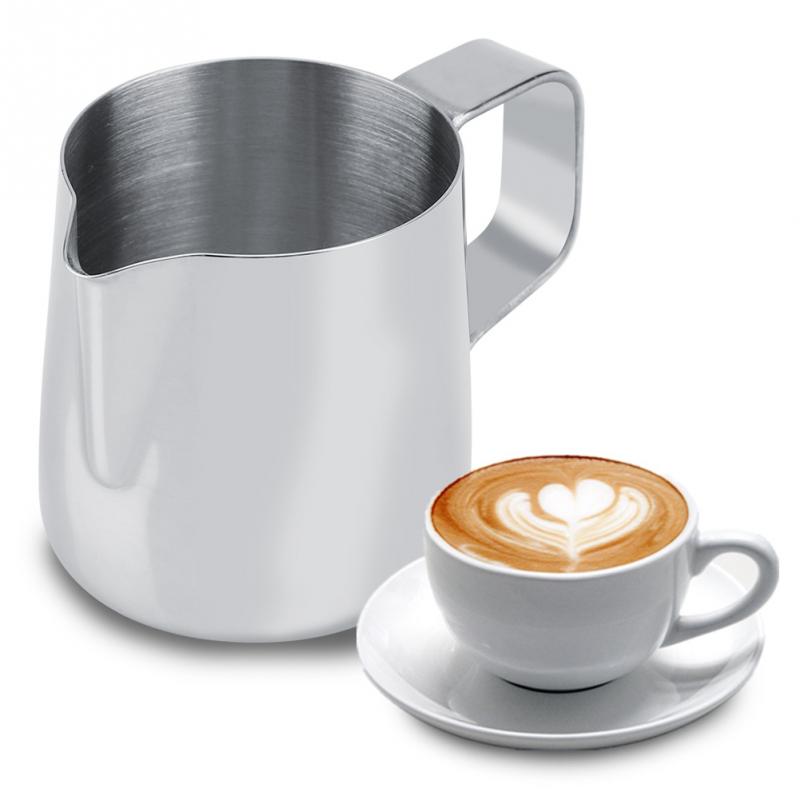 Rustfrit stål mælkekande espresso kaffe latte skummer kopper mælk cappuccino maker kande barista kunst håndværktøj tilbehør