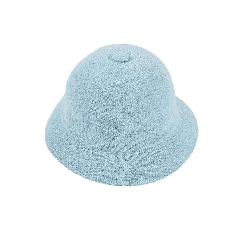 Alta qualidade Outdoor Casual Blank respirável Dobrável Terry Towelling Bucket Hat: Cinza escuro