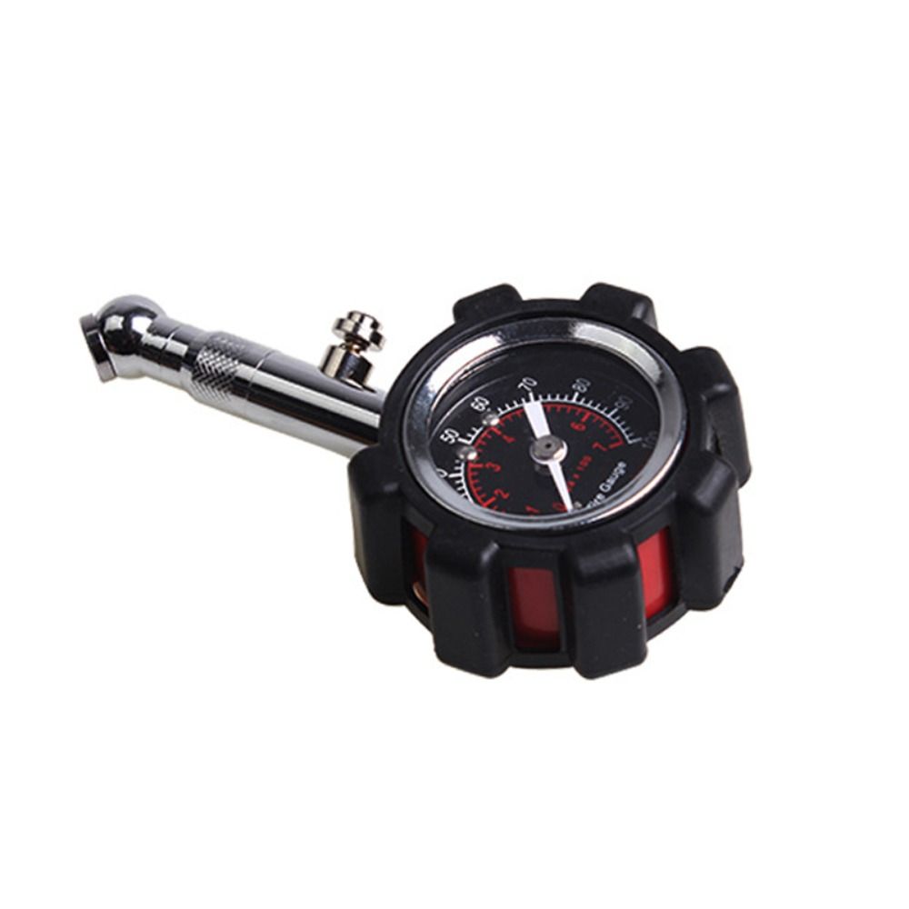 Medidor de presión de neumáticos de alta precisión, 100 PSI, monitoreo de presión de neumáticos con función de reinicio, medidor de presión de aire de coche de alta resistencia: Default Title