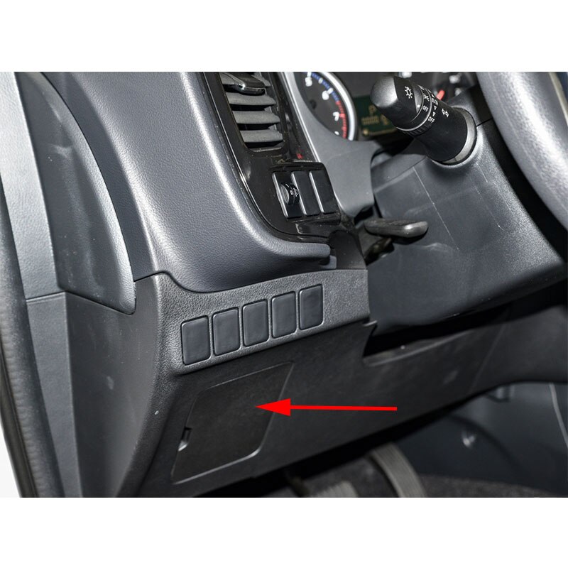 For Mitsubishi Outlander Car Front Instrument Dashboard Panel Fuse Box Cover Cap Lid
