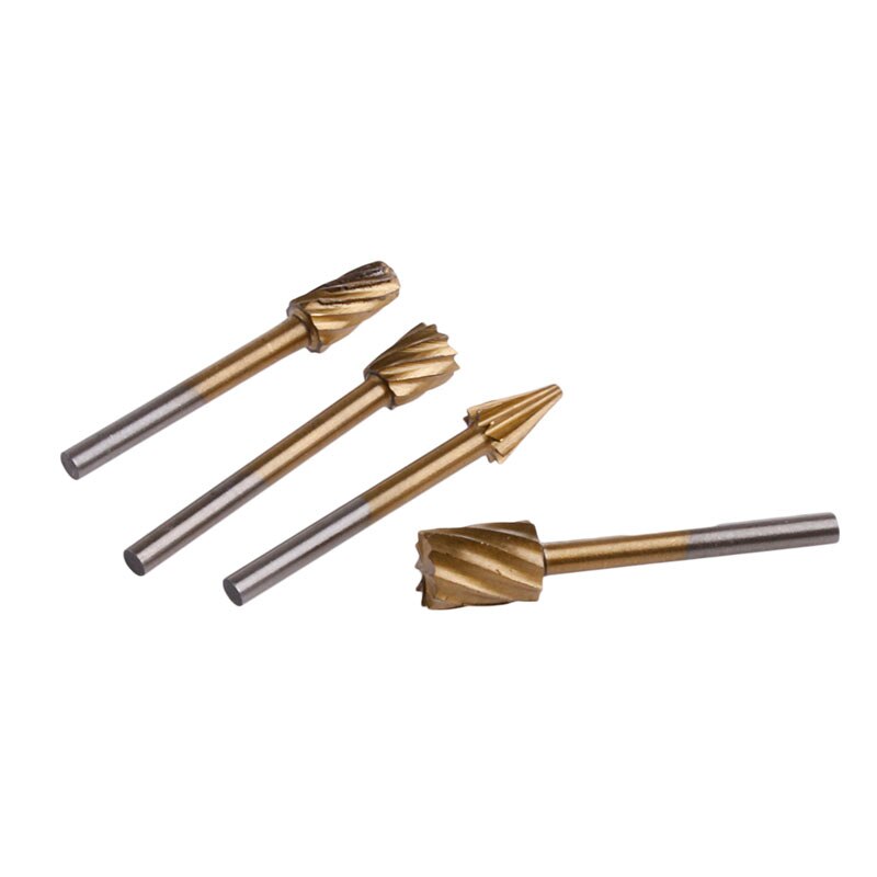 10Pcs Engraving Cutter Woodworking Tools Grinding Electric Rotary File Head Bit