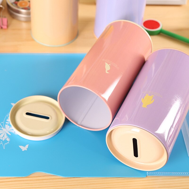 Lovely Animal Print Piggy Bank In Piggy Bank Tin Coin Cartoon Zoo Piggy Bank Random Color