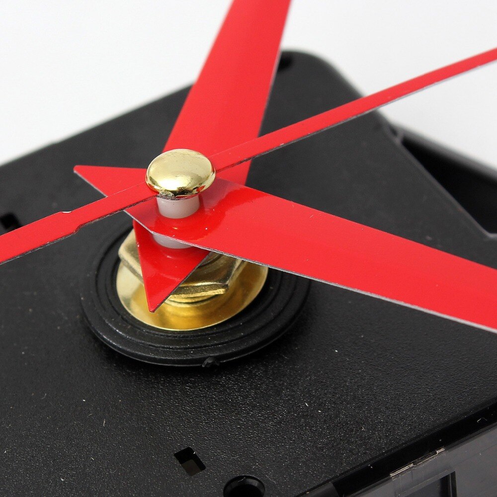 Horloge murale Triangle rouge bricolage | Mains, Quartz noir, horloge murale, mécanisme de mouvement, pièce de réparation,