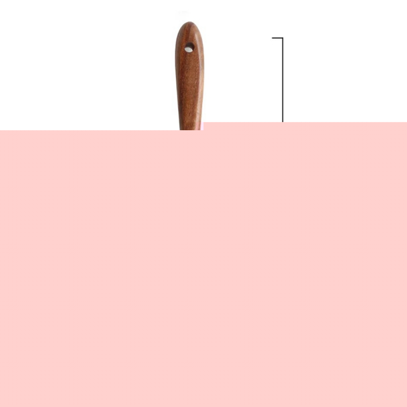 Ongeverfd Acacia Hout Servies Lepel Pollepel Turner Koken Lepels Scoop Keuken Tool Lange Rijst Vergiet Soep Skimmer Set: E