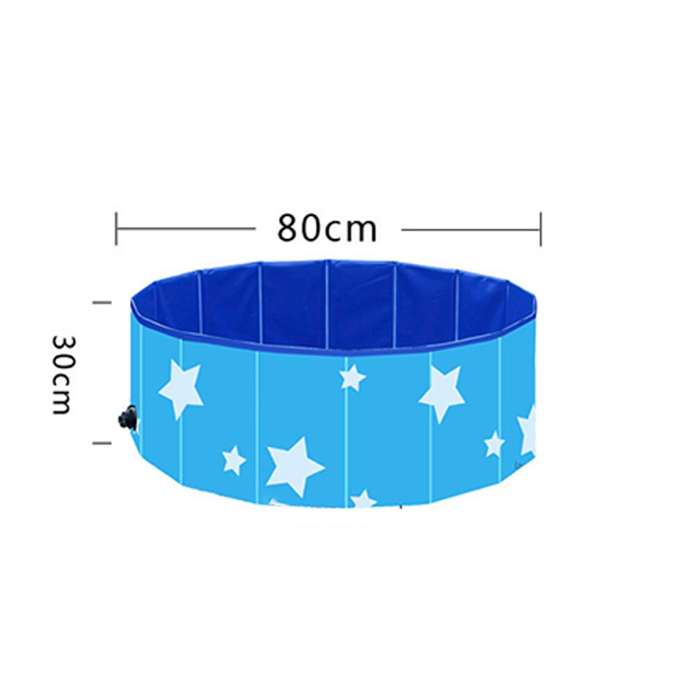 Pet Pool 80 20cm Water Swiming Pool Play 60 20cm Useful Bathing Dog 80 30cm: A-80x30cm
