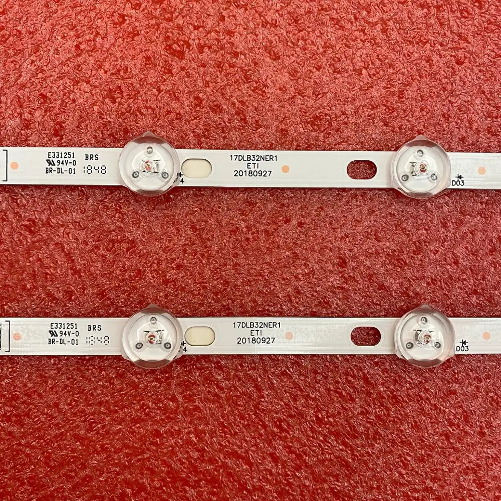 Bande LED pour Toshiba, 32WL3A63DG, 32W2863DG, 32W1733DG, 32W3863DG, 32W1533DB, DLED32176HD, DLED32165HDDVD, DLED32265HDCNTD, 32Wino 53DG