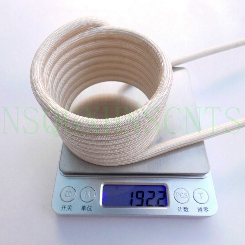 Induction Heating Coil ZVS Copper Tube Water-cooled High-frequency Furnace Intermediate Frequency 6mm Quenched Tapless Heating
