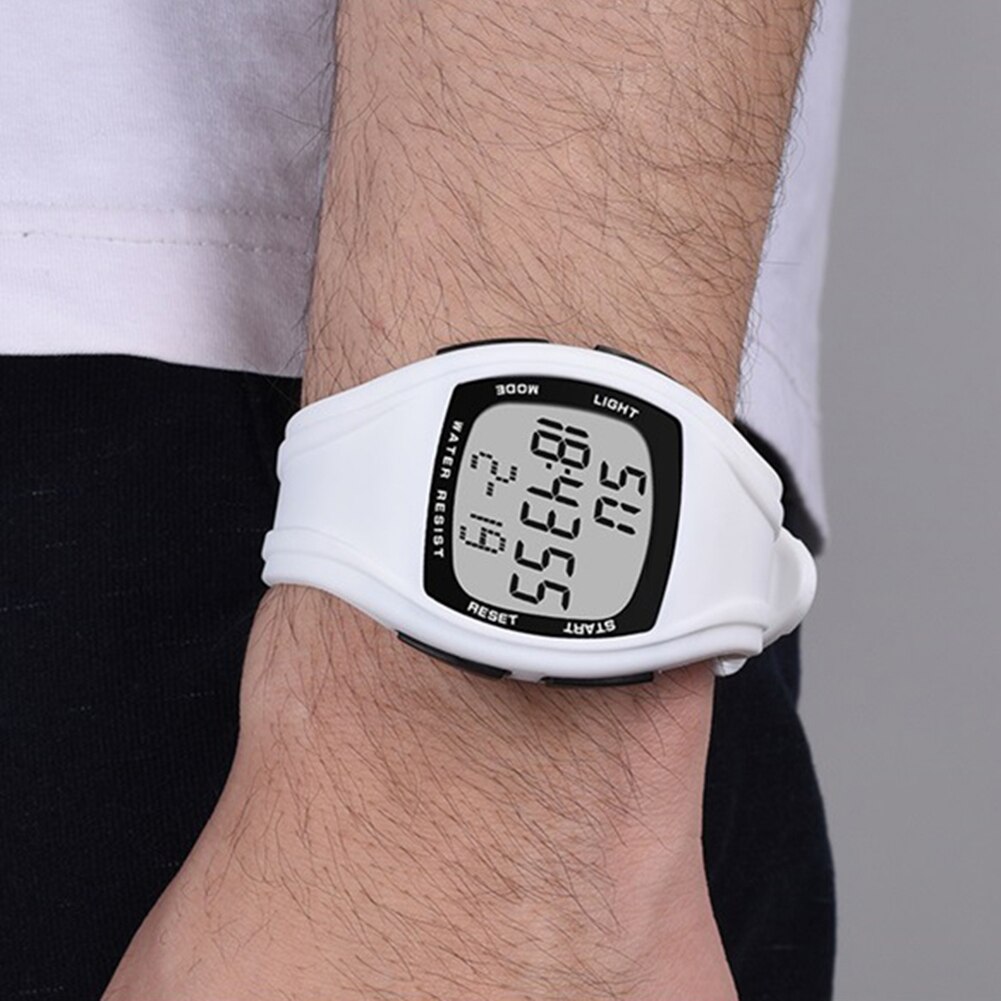 Waterproof Men Boys Casual Square Dial Stopwatch A... – Grandado