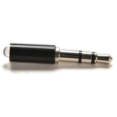 Mini Smart Infrared IR Remote Control With 3.5mm Jack Dust Plug Long Distance IR Transmitter Support Samsung iPhone HTC: Black