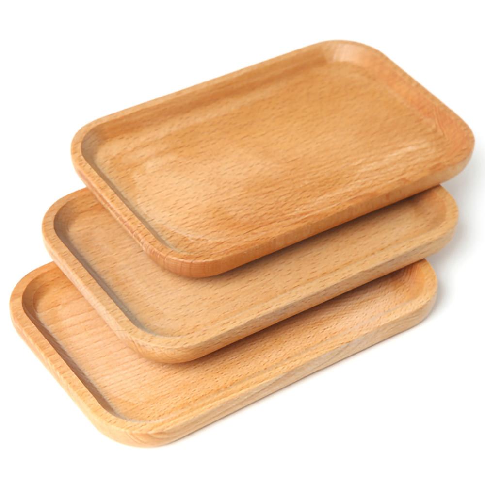 Plateau de cuisson à Pizza en bois platine de prototypage, avec poignée, assiette à Pizza Steak occidentale, assiette à gâteau pour la cuisine