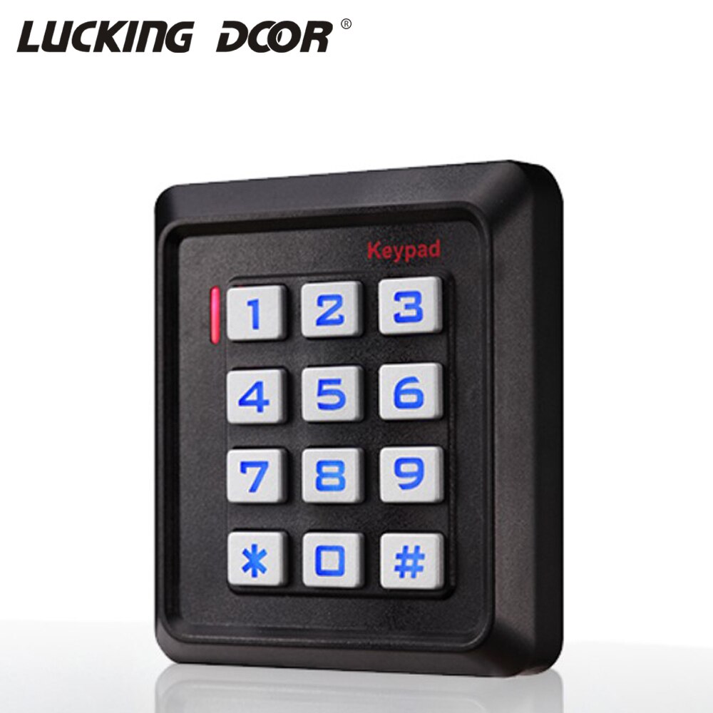 Digital backlit Keypad 125KHZ RFID Card Reader R30 13.56Mhz wiegand26 card reader plastic case IP65 waterproof 2000 card
