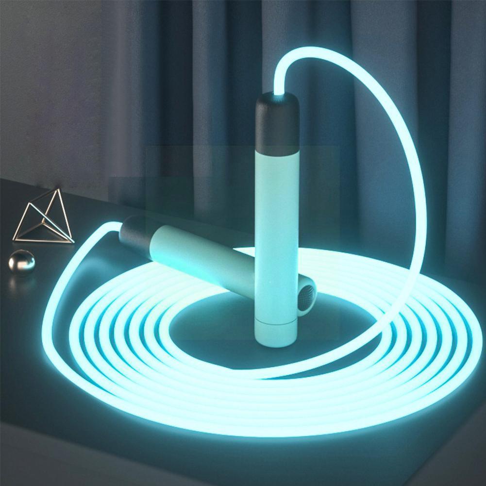 überspringen Einstellbare Nacht Leuchtende Seil Leucht springen überspringen Fitness Hause LED schlank ÜSpund ÜSpund Seile Seil Licht Körper
