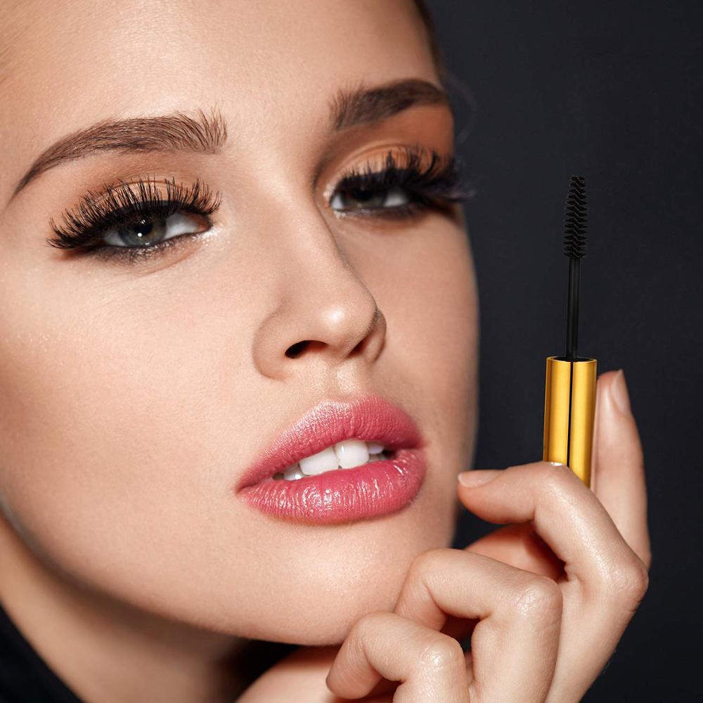 10ml 30 st tomma mascara tub stav påfyllningsbara mascara behållare ögonfrans creamtube flaska med 4 överföringspipetter  ,4 trattar
