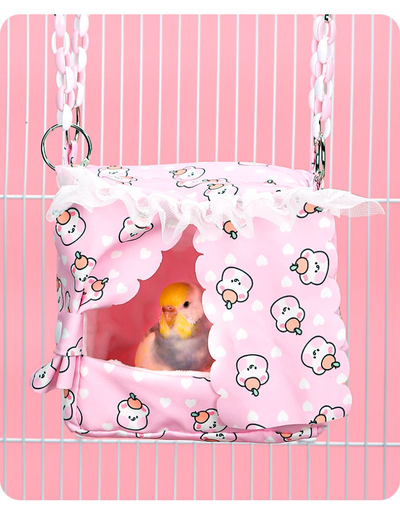 Warmes Bett, Hängebett, Chinchilla, Hamster, Zuckergleiter, Nest, kleines Ebene, Hängematte, Meerschweinchen, Schlafsack, Ruhe, verdickter KäFeige, Flanell