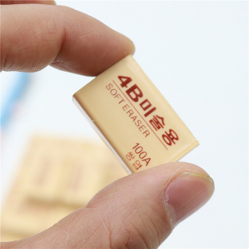 5PCS/Lot 100A Soft pencil eraser School student writing and painting rubber erasers
