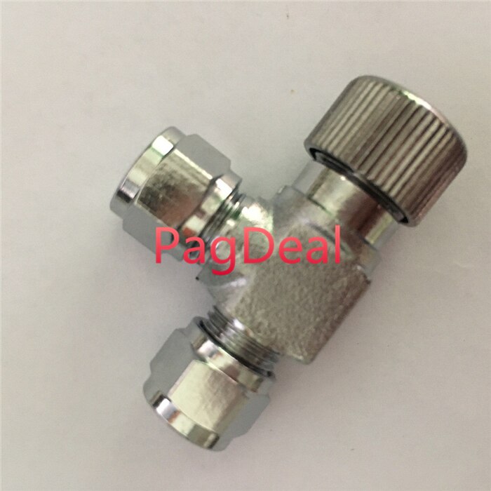 Regulador de válvula de aguja de CO2 para acuario, sistema difusor artesanal de contador de burbujas de CO2, 4/6mm