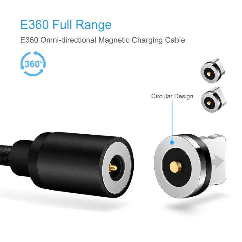 Magnetic Cable Plug Android iOS Fast Charging Data cable Iphone Huawei vivo Type-C universal charging cable