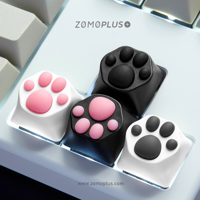 Key cap mechanical keyboard keycap personality ,Cute cat paw Modeling keycap ABS silicone keycaps MX axis,Z18