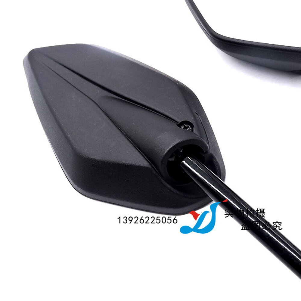 Rétroviseurs universels de Moto de 8mm 10mm rétroviseurs latéraux noirs de Moto de Scooter pour Honda suzuki gs500 yamaha r1 trk502 Kawasaki