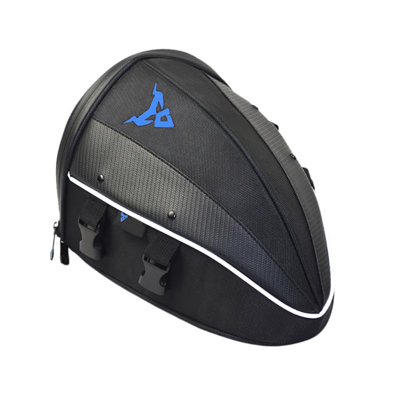 Motorcycle Tail Bag Motorcycle Black Bag Motorcycle Storage Bag Racing Package Waterproof Motorbike Bag Accessories: Blue