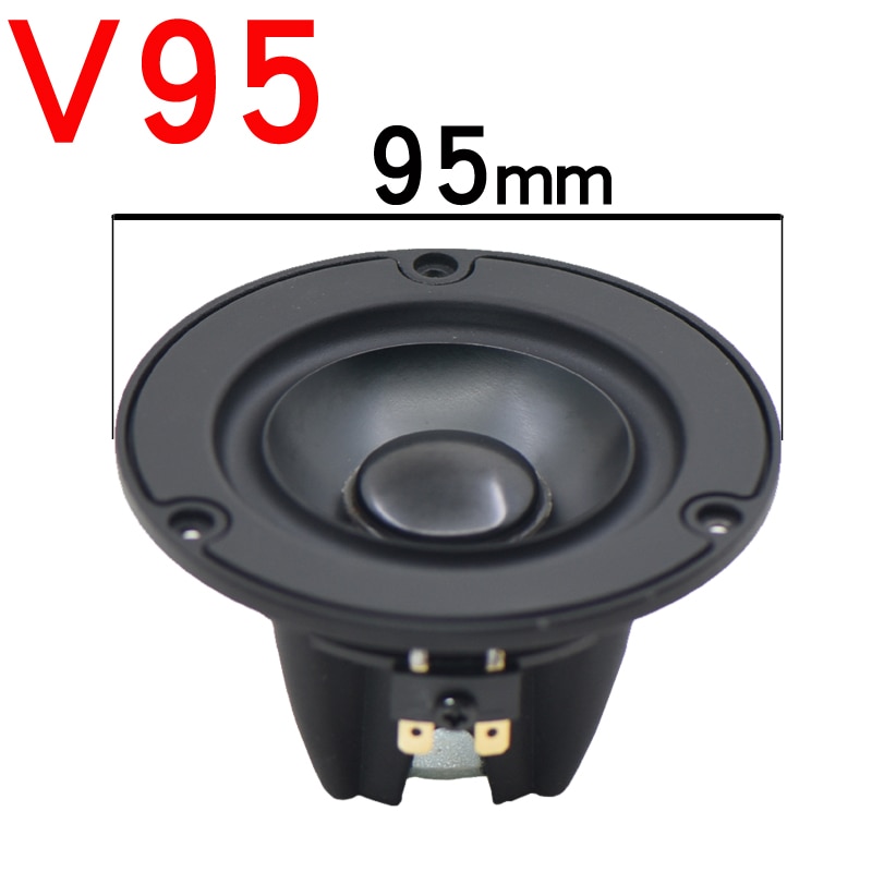 Hifibricolage bassin en aluminium Hi-Fi 2 3 3.5 pouces 65mm unité de haut-parleur haute fréquence 4OHM 20W haut-parleur de basse Alto V65/85/95mm