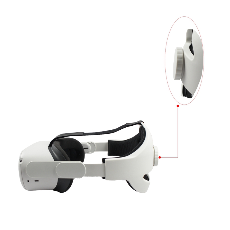 Vr Head Strap Voor Oculus Quest 2 Vr Helm Riem Verstelbare Hoofdband Hoofd Verminderde Druk Vaststelling Riem Vr Accessoires