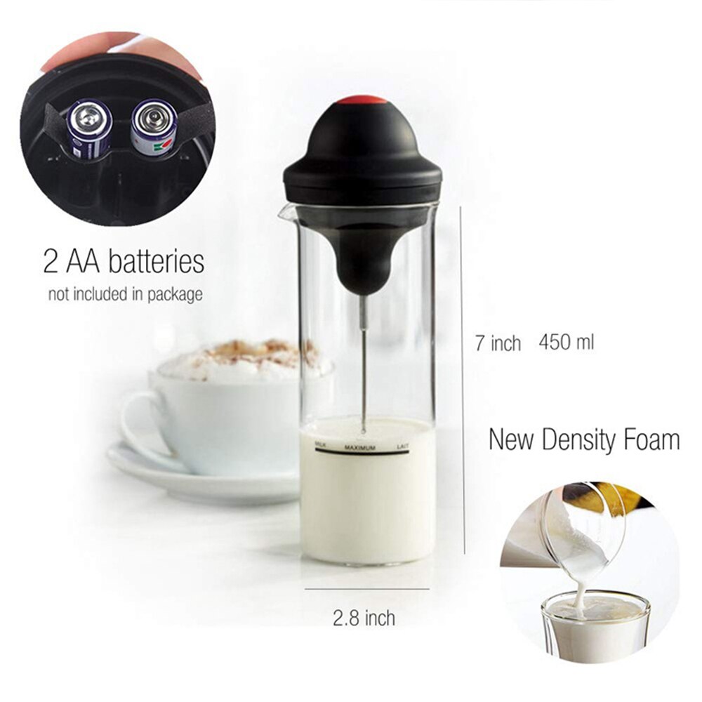 Home Milk Frother Foamer Coffee Foam Maker Automatic Frother Milk Mixer Hibrew Cappuccino For Coffee Milks Beater Tool