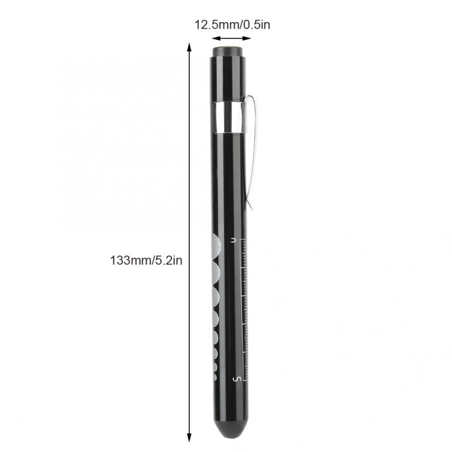 Portable élève jauge stylo lumière torche lampe de poche lunettes optométrie équipement accessoires