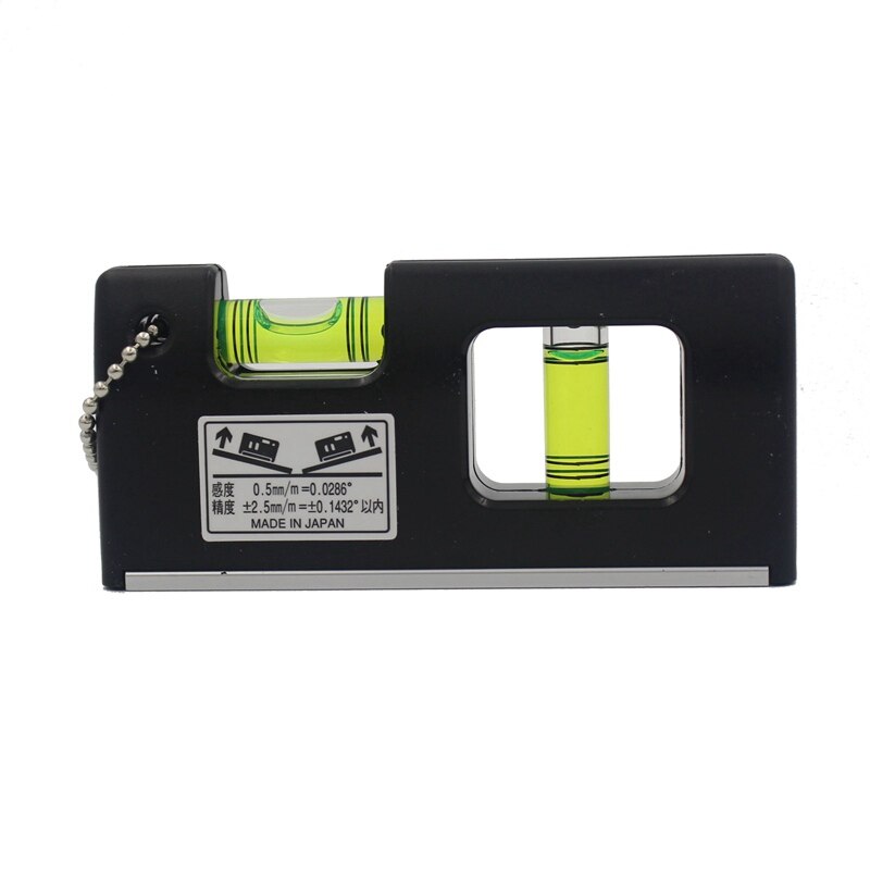 SHINWA Portable Magnetic Level Ruler Spirit Level with Magnet Black White Color 100/200mm