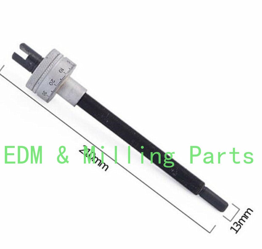 Fraiseuse CNC, Micro échelle d&#39;alimentation, tige + bouton d&#39;arrêt, outil de fraisage Vertical B164 + B163 pour pièce de fraiseuse bridgport