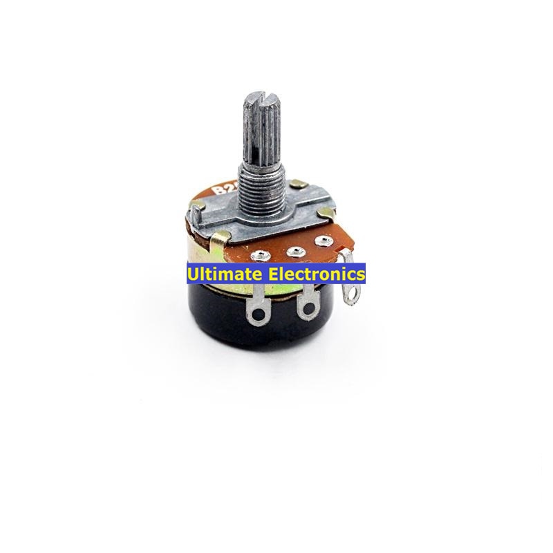 5 stk  wh138-1 med switch potentiometer lysdæmper switch justerbar modstandshastighedsregulator  b20k b50k b500k b5k b10k b250k b100k