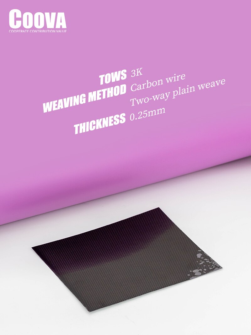 F501 COOVA Carbon Fiber Sheet Real Carbon Fiber Pl... – Grandado