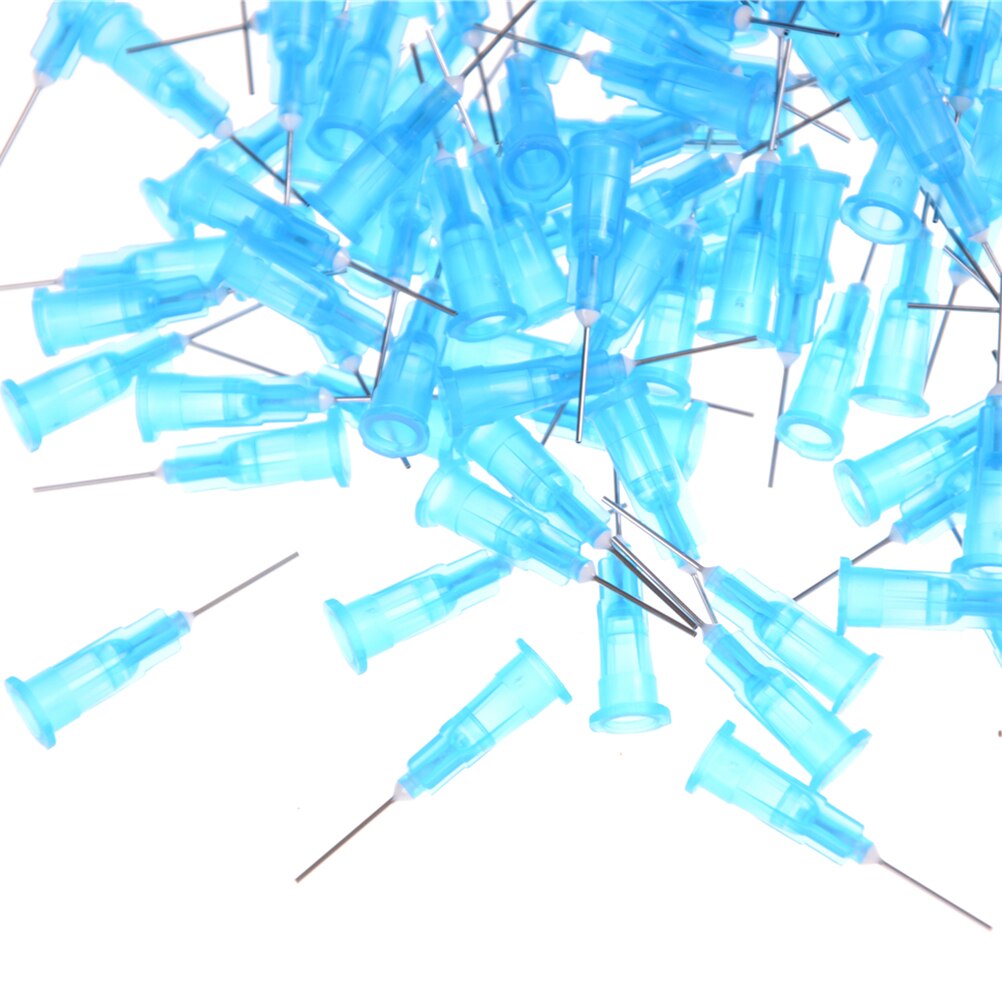 100 pièces/ensemble Pâte À Souder Colle Adhésive Liquide Aiguille De Distribution Flux De Soudage Pour Les Outils De Soudage