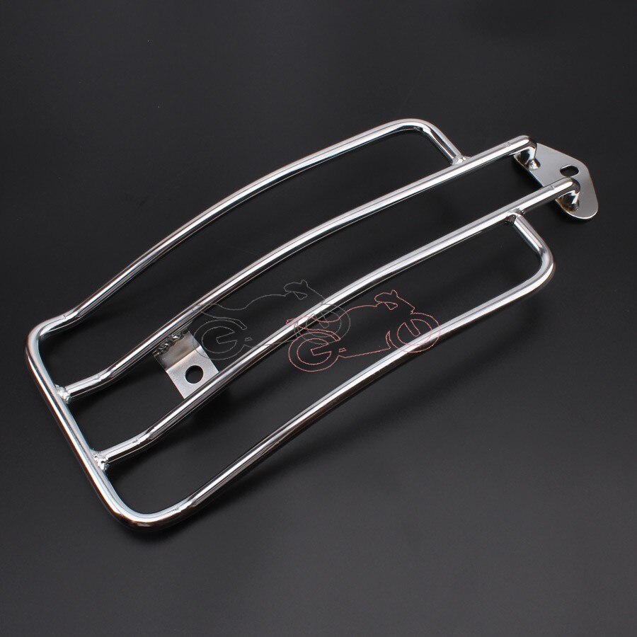 Portaequipajes para motocicleta Harley Sportster XL 85-03, asiento individual, estante de soporte, Marco con Stock, acero cromado pintado, 1 ud.