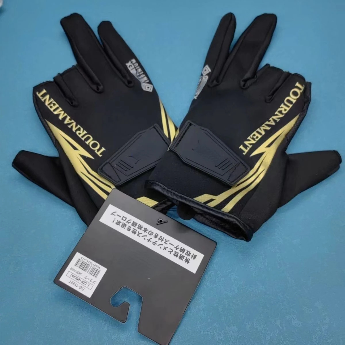 Märkesfiskehandskar för män halkfria, andningsbara, snabbtorkande, mjuka mesh-handskar med tre fingrar, m, l, xl