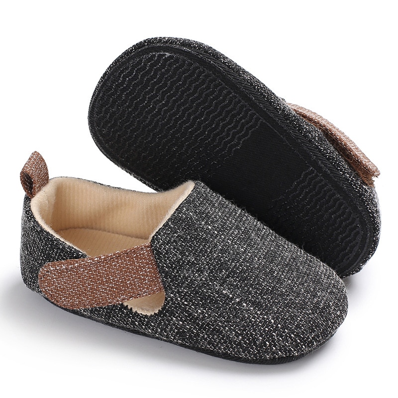 LANSHITINA Jongen Plaid Schoenen Peuter Booties Pasgeborenen Zool Klassieke Vloer 0-18 Maanden Zacht Zuigeling Crib Babyschoenen c-447