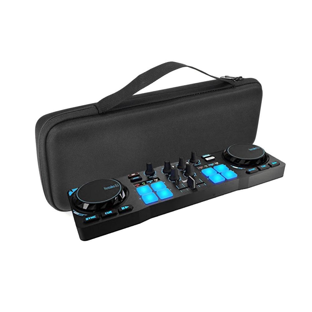 Caja de almacenamiento portátil para Hercules DJControl caja protectora a prueba de golpes caja de almacenamiento de plato bolsa de almacenamiento para DJControl